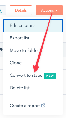 Convert to a static list.png